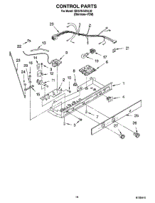 10 - Control Parts parts for Whirlpool Refrigerator GD5YHAXNL02 from AppliancePartsPros.com