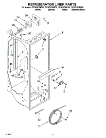 02 - Refrigerator Liner Parts parts for Whirlpool Refrigerator GC3PHEXNQ02 from AppliancePartsPros.com