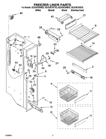 04 - Freezer Liner Parts parts for Whirlpool Refrigerator GC5SHEXNQ02 from AppliancePartsPros.com