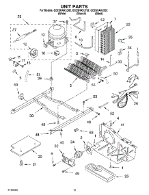 09 - Unit parts for Whirlpool Refrigerator GD2SHAXLT02 from AppliancePartsPros.com
