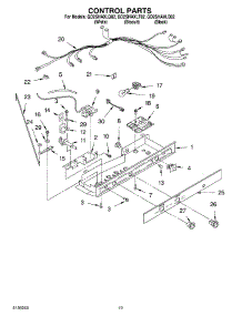 11 - Control parts for Whirlpool Refrigerator GD2SHAXLT02 from AppliancePartsPros.com