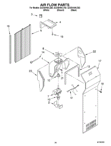 12 - Air Flow, Optional parts for Whirlpool Refrigerator GD2SHAXLT02 from AppliancePartsPros.com