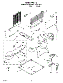 05 - Unit Parts parts for Whirlpool Refrigerator ET2AHTXMT02 from AppliancePartsPros.com