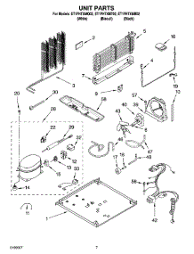 04 - Unit Parts parts for Whirlpool Refrigerator ET1FHTXMB02 from AppliancePartsPros.com