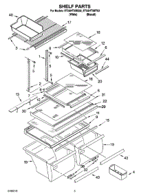 03 - Shelf Parts parts for Whirlpool Refrigerator ET2AHTXMQ02 from AppliancePartsPros.com