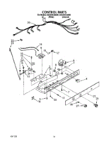 10 - Control parts for Whirlpool Refrigerator ED22DKXAN00 from AppliancePartsPros.com