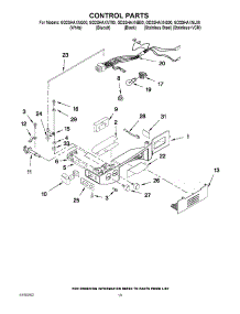 11 - Control Parts parts for Whirlpool Refrigerator GD2SHAXNQ00 from AppliancePartsPros.com