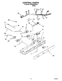 11 - Control Parts parts for Whirlpool Refrigerator 6GD5SHQXKB02 from AppliancePartsPros.com