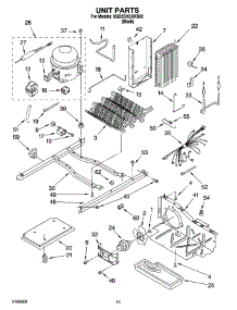 10 - Unit Parts parts for Whirlpool Refrigerator 6GD2SHQXKB02 from AppliancePartsPros.com