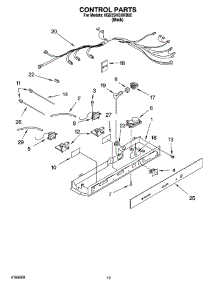12 - Control Parts, Parts Not Illustrated parts for Whirlpool Refrigerator 6GD2SHQXKB02 from AppliancePartsPros.com