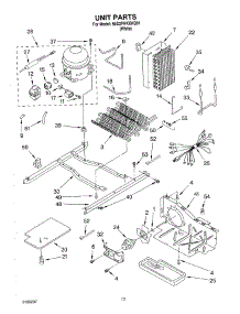 09 - Unit, Optional parts for Whirlpool Refrigerator 6ED2FHKXKQ01 from AppliancePartsPros.com