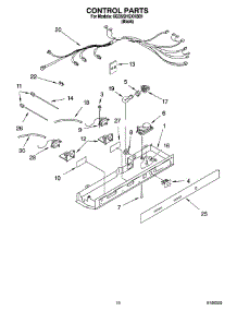 11 - Control Parts parts for Whirlpool Refrigerator 6GD5SHQXKB01 from AppliancePartsPros.com