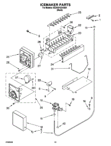 12 - Icemaker Parts, Parts Not Illustrated parts for Whirlpool Refrigerator 6GD5SHQXKB01 from AppliancePartsPros.com