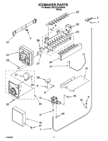 11 - Icemaker Parts parts for Whirlpool Refrigerator 6GD22DCXHW04 from AppliancePartsPros.com