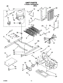 09 - Unit Parts parts for Whirlpool Refrigerator 5VGS3SHGKQ02 from AppliancePartsPros.com