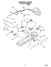 11 - Control Parts parts for Whirlpool Refrigerator 5VGS3SHGKQ02 from AppliancePartsPros.com
