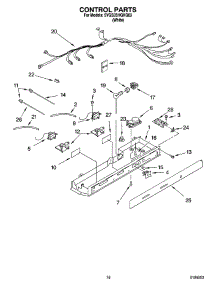 11 - Control Parts parts for Whirlpool Refrigerator 5VGS3SHGKQ03 from AppliancePartsPros.com