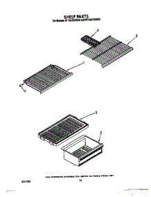 07 - Shelf parts for Whirlpool Refrigerator ET12LKYXW00 from AppliancePartsPros.com