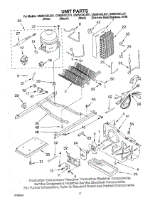 11 - Unit parts for Whirlpool Refrigerator GS6SHAXLQ01 from AppliancePartsPros.com