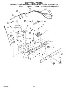 11 - Control parts for Whirlpool Refrigerator GS2SHAXLQ01 from AppliancePartsPros.com