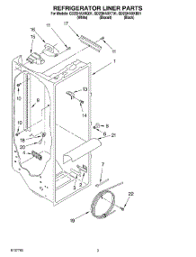 02 - Refrigerator Liner parts for Whirlpool Refrigerator GD2SHAXKB01 from AppliancePartsPros.com