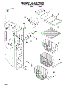 04 - Freezer Liner parts for Whirlpool Refrigerator GS6SHANLQ10 from AppliancePartsPros.com