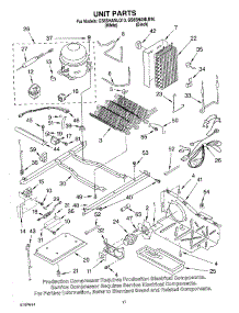 11 - Unit parts for Whirlpool Refrigerator GS6SHANLQ10 from AppliancePartsPros.com