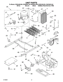 09 - Unit parts for Whirlpool Refrigerator GS2SHAXLL03 from AppliancePartsPros.com