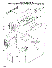 10 - Ice Maker parts for Whirlpool Refrigerator GS2SHAXLS03 from AppliancePartsPros.com