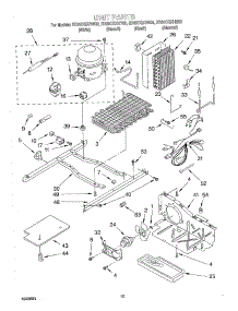 09 - Unit parts for Whirlpool Refrigerator ED25CQXHW02 from AppliancePartsPros.com