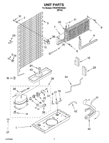 04 - Unit parts for Whirlpool Refrigerator ET8WWKXKQ00 from AppliancePartsPros.com