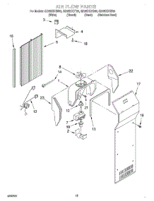 09 - Air Flow parts for Whirlpool Refrigerator GD25DIXHS02 from AppliancePartsPros.com