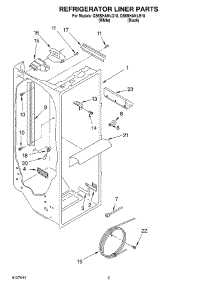 02 - Refrigerator Liner parts for Whirlpool Refrigerator GS6SHANLB10 from AppliancePartsPros.com