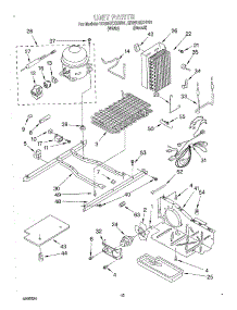 09 - Unit parts for Whirlpool Refrigerator ED25UEXHT01 from AppliancePartsPros.com