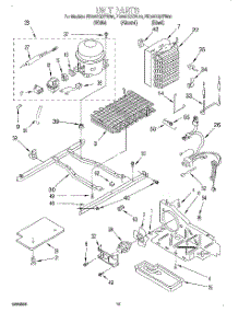 10 - Unit parts for Whirlpool Refrigerator ED22CQXFN00 from AppliancePartsPros.com