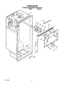 02 - Liner parts for Whirlpool Refrigerator ET20GKXZW00 from AppliancePartsPros.com