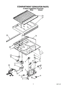03 - Compartment Separator parts for Whirlpool Refrigerator ET20GKXZW00 from AppliancePartsPros.com