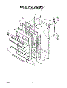 07 - Refrigerator Door, Lit / Optional parts for Whirlpool Refrigerator ET20GKXZW00 from AppliancePartsPros.com
