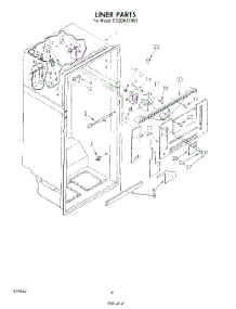 03 - Liner parts for Whirlpool Refrigerator ET20DKXTM01 from AppliancePartsPros.com