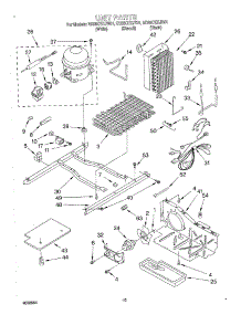 09 - Unit parts for Whirlpool Refrigerator ED25CEXJB01 from AppliancePartsPros.com