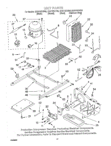 11 - Unit parts for Whirlpool Refrigerator GD27DIXHT02 from AppliancePartsPros.com