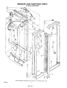 03 - Breaker And Partition parts for Whirlpool Refrigerator ED25PMXRWR2 from AppliancePartsPros.com