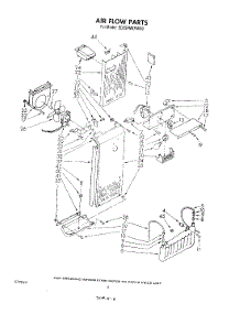 04 - Airflow parts for Whirlpool Refrigerator ED25PMXRWR2 from AppliancePartsPros.com