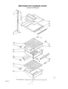 08 - Refrigerator Interior , Lit / Optional parts for Whirlpool Refrigerator ED25PMXRWR2 from AppliancePartsPros.com