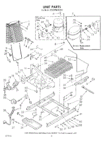 10 - Unit parts for Whirlpool Refrigerator ED25PMXRWR2 from AppliancePartsPros.com