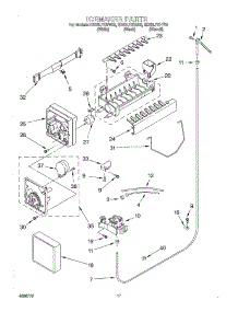 11 - Ice Maker parts for Whirlpool Refrigerator ED22LFXHT02 from AppliancePartsPros.com