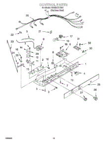12 - Control parts for Whirlpool Refrigerator GD25DCXHS01 from AppliancePartsPros.com