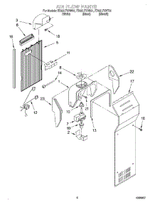05 - Air Flow parts for Whirlpool Refrigerator ED22LFXHT01 from AppliancePartsPros.com