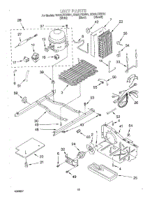 10 - Unit parts for Whirlpool Refrigerator ED22LFXHT01 from AppliancePartsPros.com