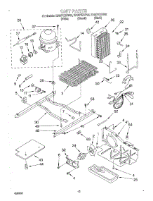 09 - Unit parts for Whirlpool Refrigerator ED25PEXHB02 from AppliancePartsPros.com
